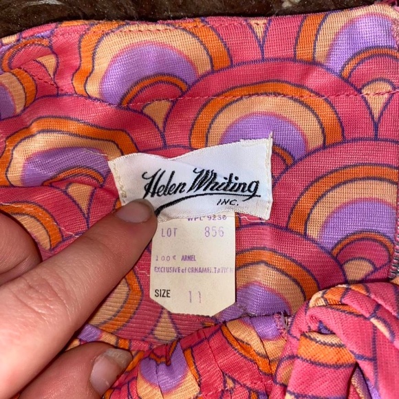 Authentic Vintage 60s Shirt And Skirt. - Picture 2 of 4